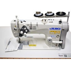 JUKI LH-3578AGF-7WB/AK13 6.4MM Twin needle semi dry head lockstitch sewing machine.